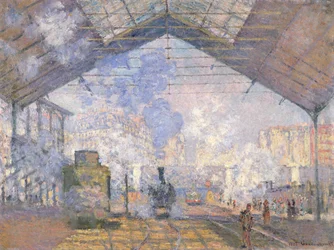 The Gare St. Lazare, 1877